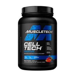 MUSCLETECH CELL TECH 3LB CREATINA Ponche de frutas