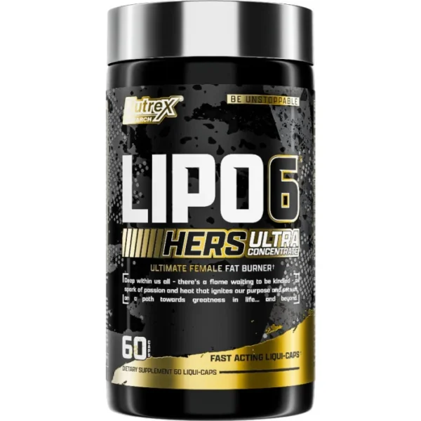 NUTREX LIPO6 HERS 80 CAPS QUEMADOR