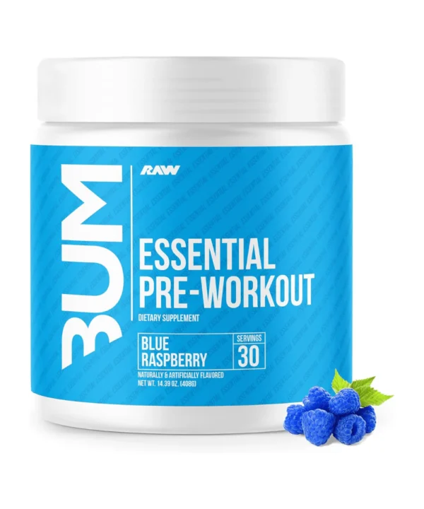 RAW CBUM ESSENTIALS 30SEVR PRE-ENTRENO OXIDO MORA AZUL