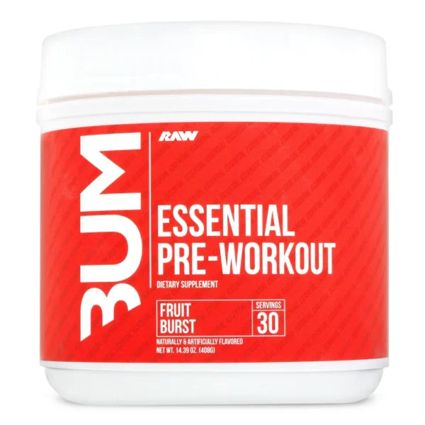 RAW CBUM ESSENTIALS 30SEVR PRE-ENTRENO OXIDO PONCHE DE FRUTAS