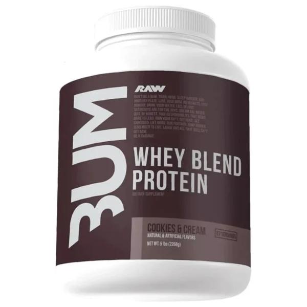 RAW CBUM WHEY 5LBS PROTEINA cookies